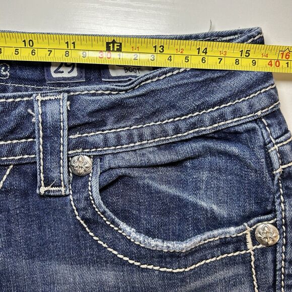 Miss Me Jeans Women’s 29x34 JP5769B Boot Cut Embellished Y2K Cowgirl - Picture 11 of 12
